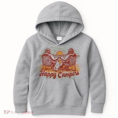 Happy Campers Kids Hoodie