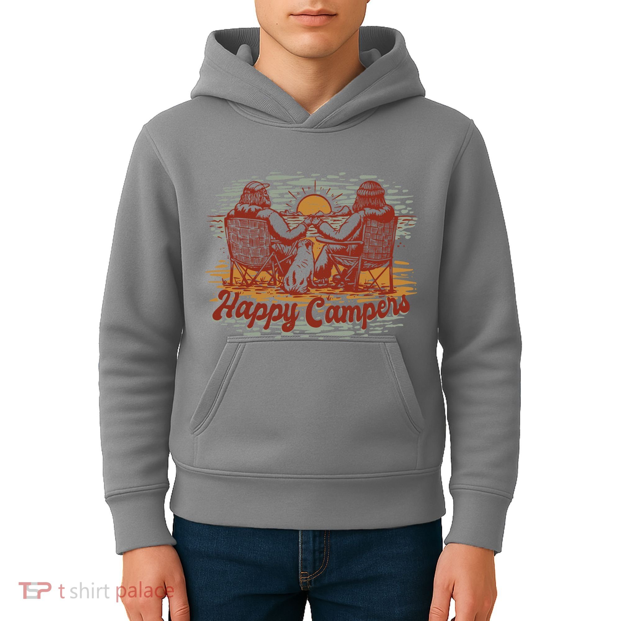 Happy Campers Kids Hoodie