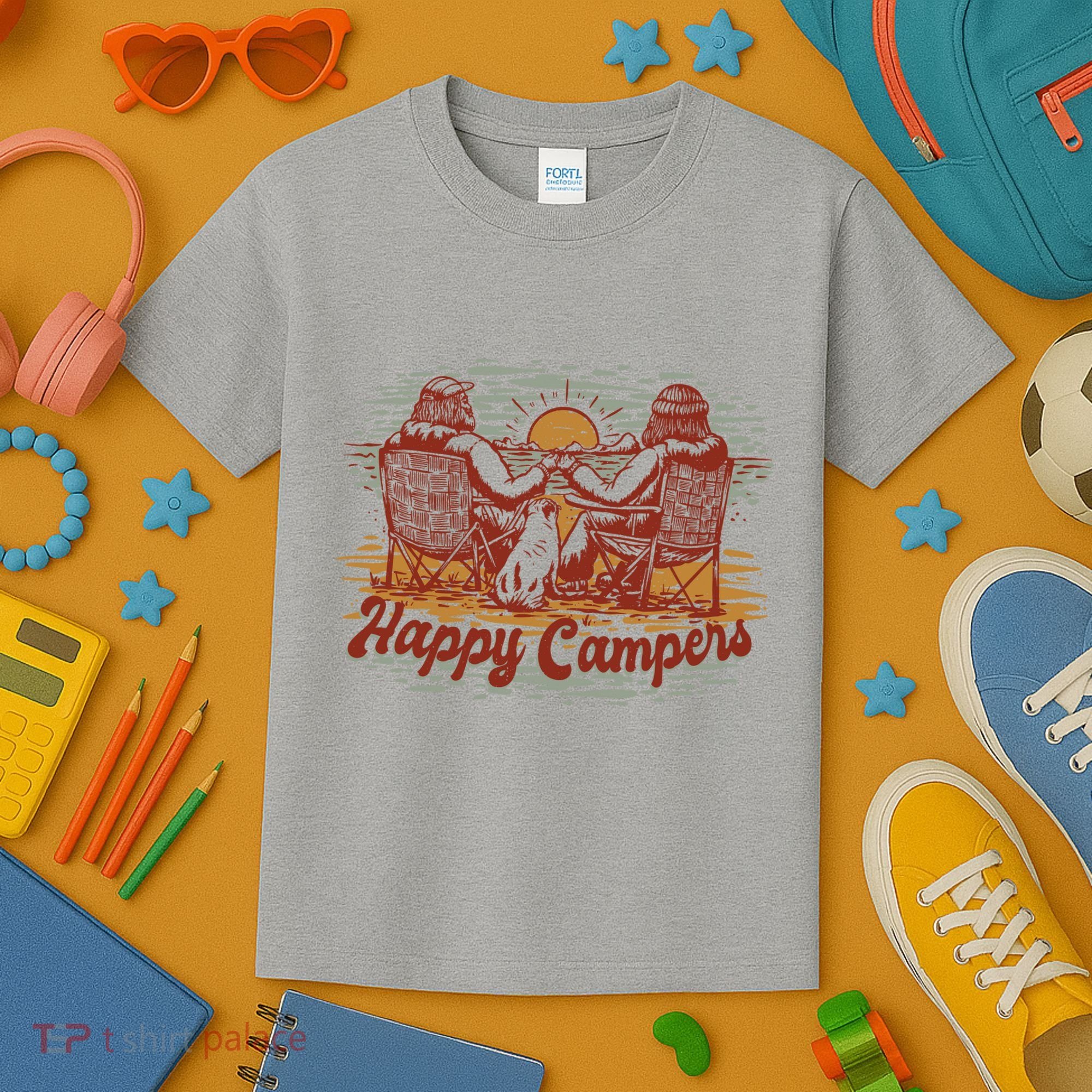 Happy Campers Kids T-Shirt