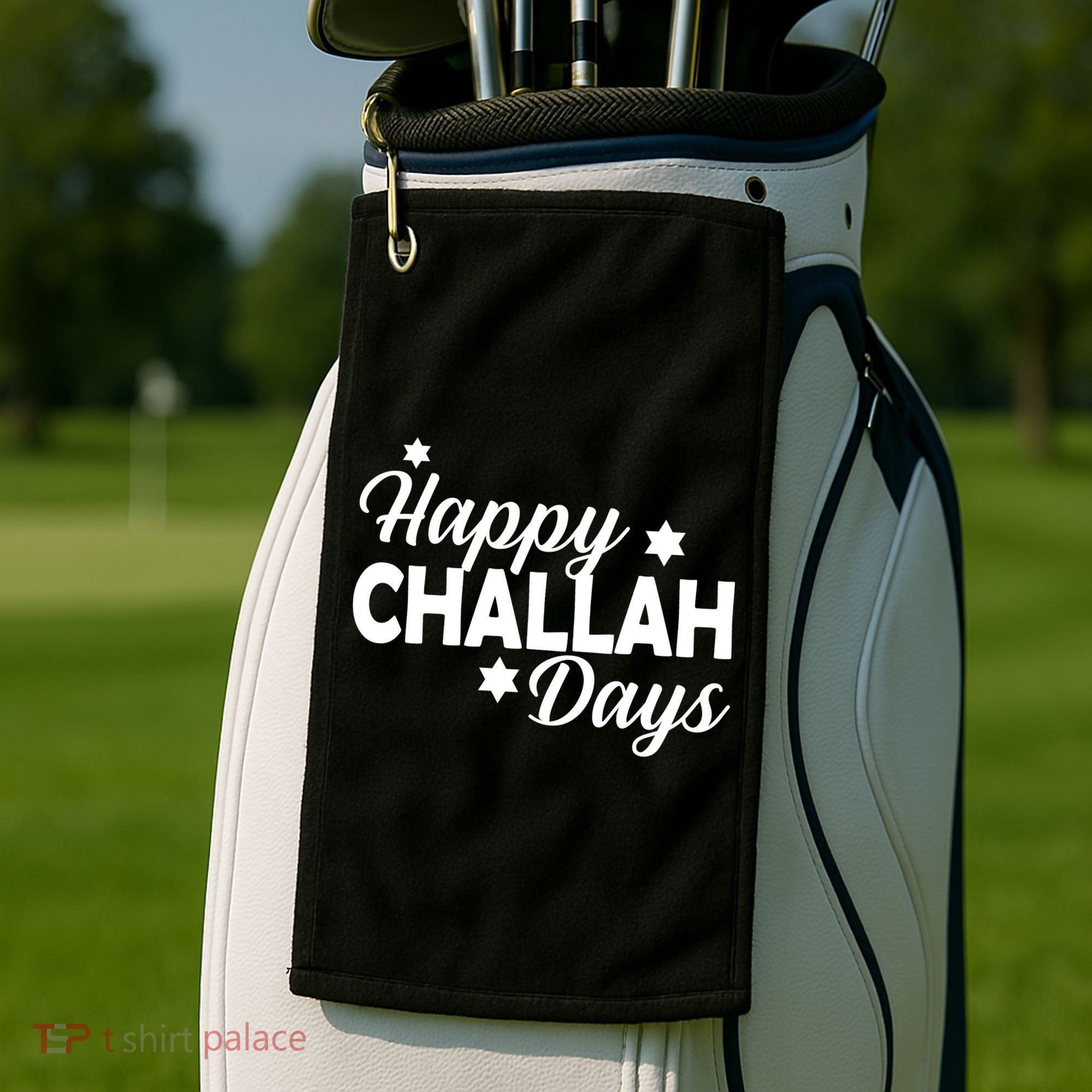 Happy Challah Days Golf Towel
