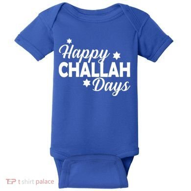 Happy Challah Days Baby Bodysuit
