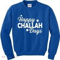 Happy Challah Days Kids Sweatshirt thumb 0