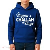 Happy Challah Days Kids Hoodie thumb 4