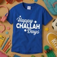 Happy Challah Days Kids T-Shirt thumb 3