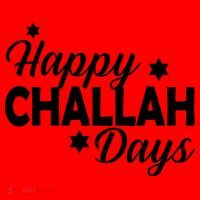 Happy Challah Days Santa Hat thumb 1
