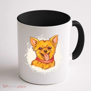 Happy Chihuahua Coffee Mug back