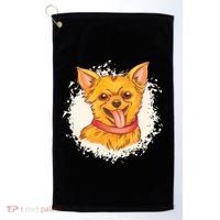 Happy Chihuahua Golf Towel thumb 0