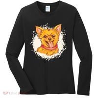Happy Chihuahua Women's Long Sleeve Shirt thumb 0