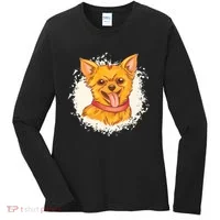 Happy Chihuahua Women's Long Sleeve Shirt thumb 0