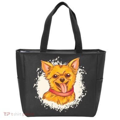 Happy Chihuahua Tote Bag