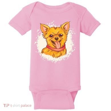 Happy Chihuahua Baby Bodysuit