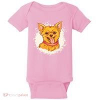 Happy Chihuahua Baby Bodysuit thumb 0