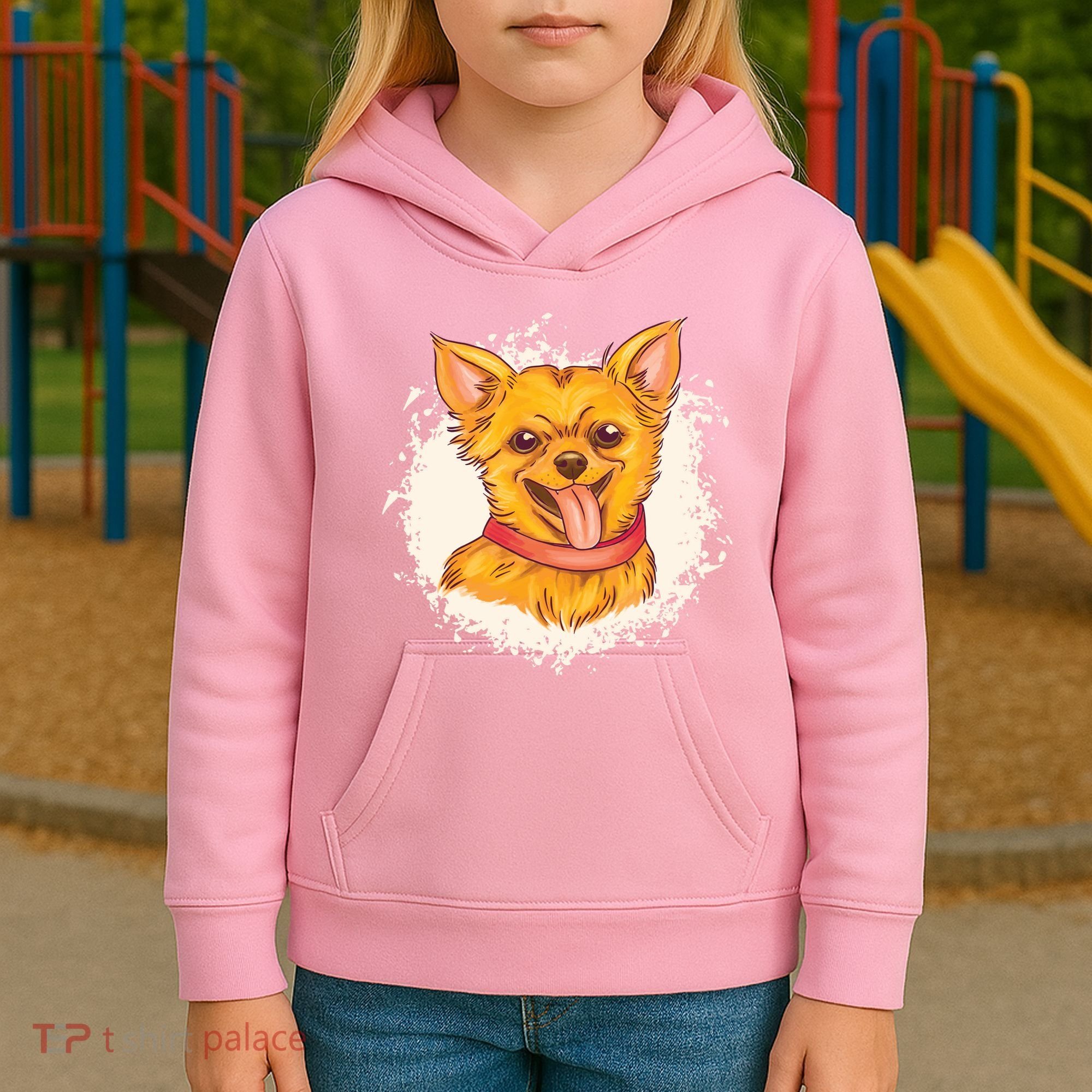 Happy Chihuahua Kids Hoodie