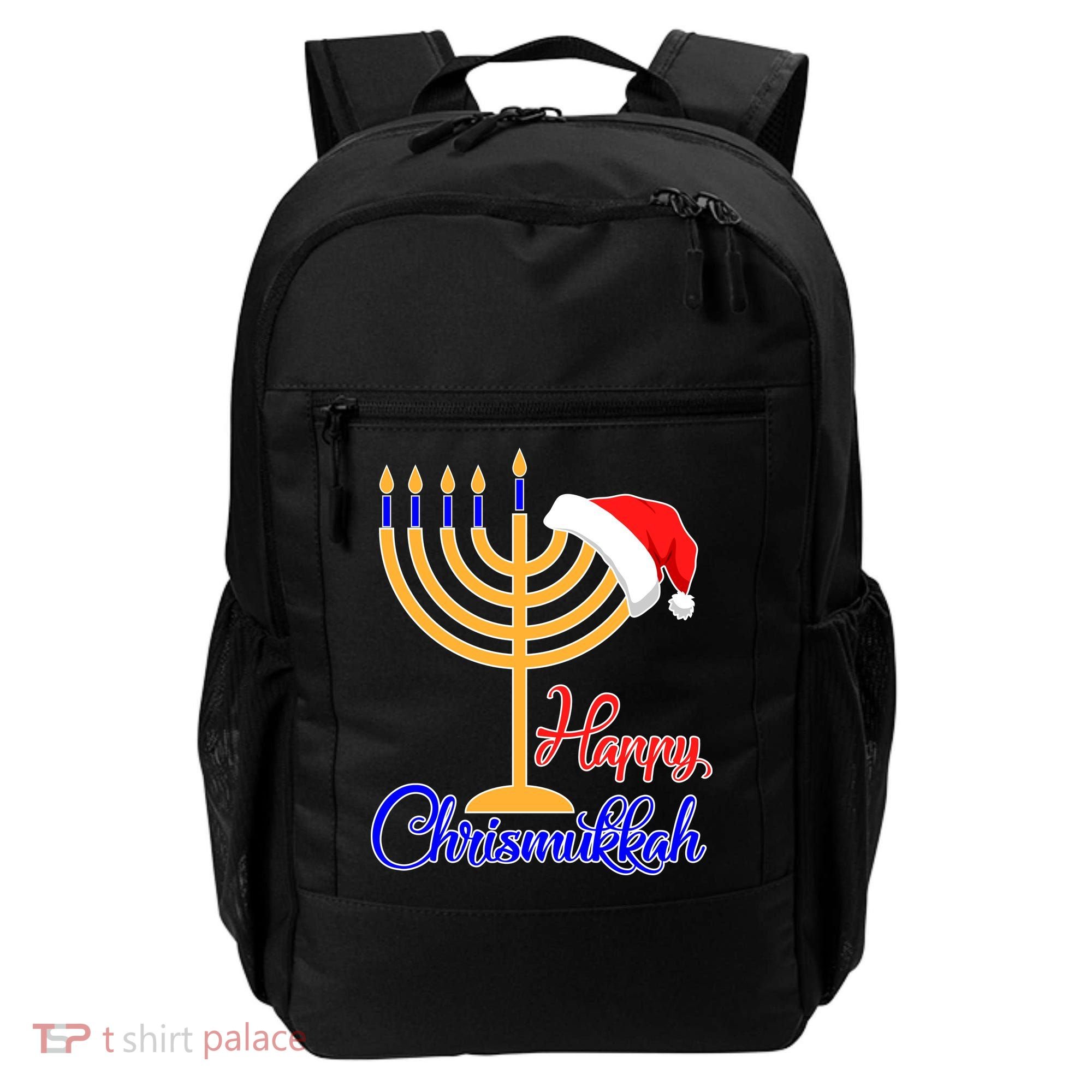 Happy Chrismukkah Christmas Hanukkah Backpack