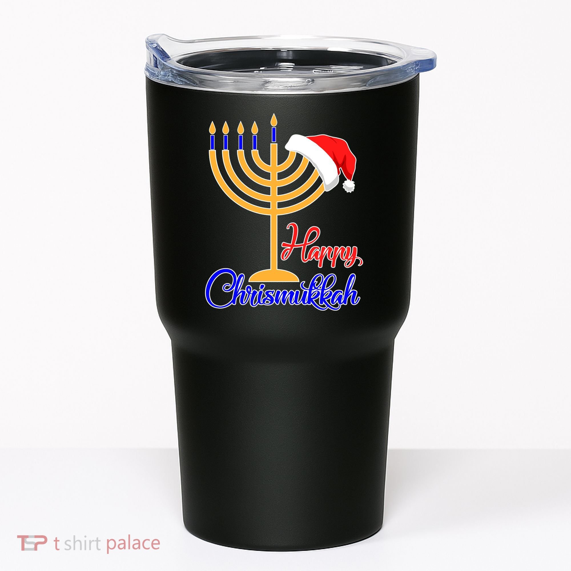 Happy Chrismukkah Christmas Hanukkah Tumbler
