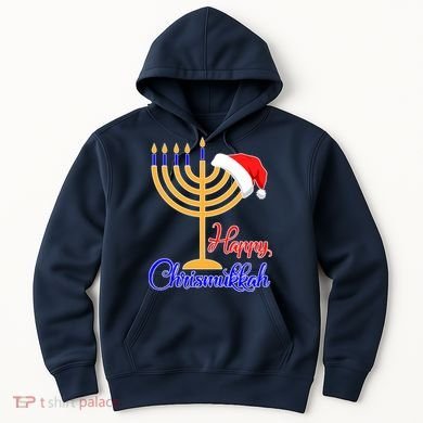 Happy Chrismukkah Christmas Hanukkah Hoodie