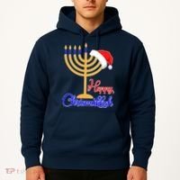 Happy Chrismukkah Christmas Hanukkah Hoodie thumb 2
