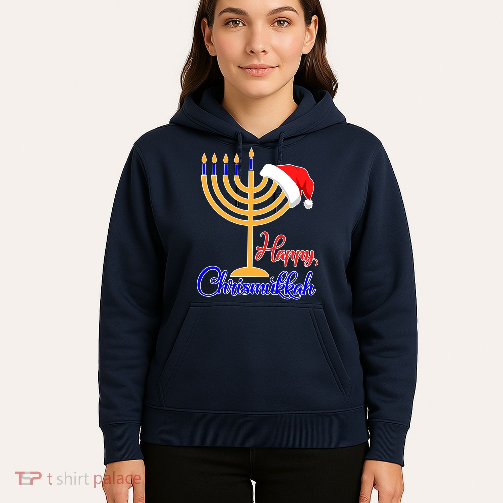 Happy Chrismukkah Christmas Hanukkah Hoodie