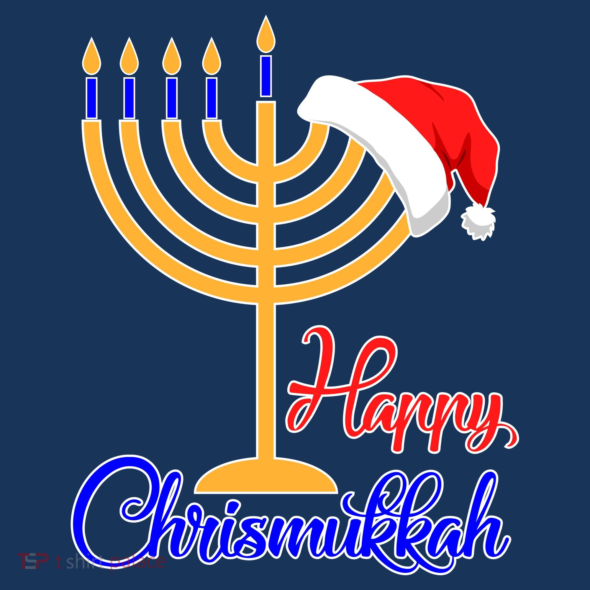 Happy Chrismukkah Christmas Hanukkah Long Sleeve Shirt