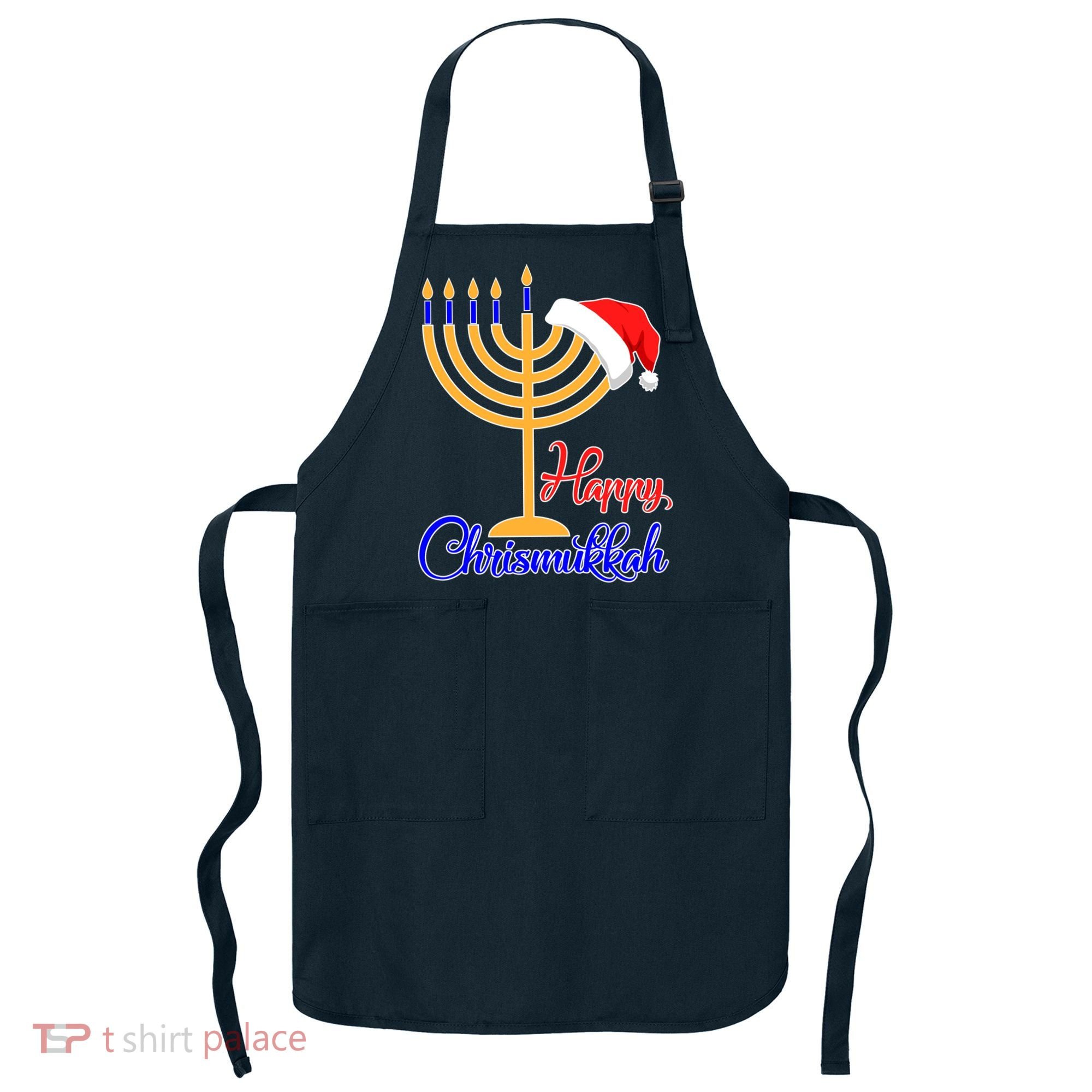 Happy Chrismukkah Christmas Hanukkah Apron