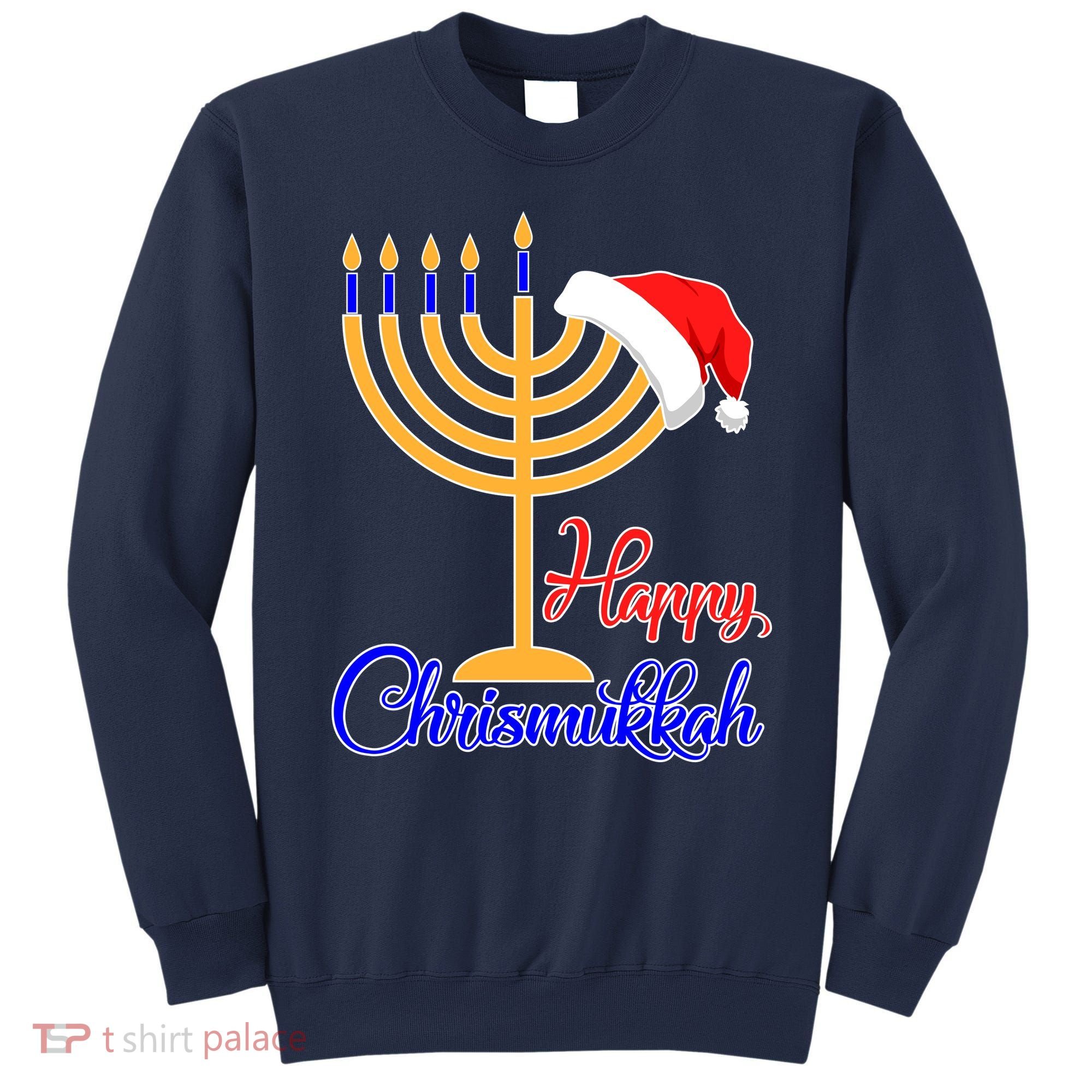 Happy Chrismukkah Christmas Hanukkah Sweatshirt