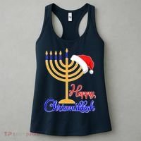 Happy Chrismukkah Christmas Hanukkah Women's Tank Top thumb 3
