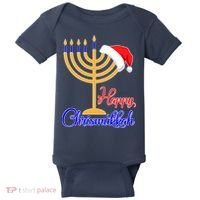 Happy Chrismukkah Christmas Hanukkah Baby Bodysuit thumb 0