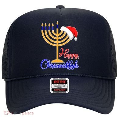 Happy Chrismukkah Christmas Hanukkah Hat