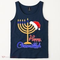 Happy Chrismukkah Christmas Hanukkah Tank Top thumb 2