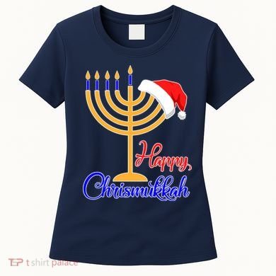 Happy Chrismukkah Christmas Hanukkah Women's T-Shirt