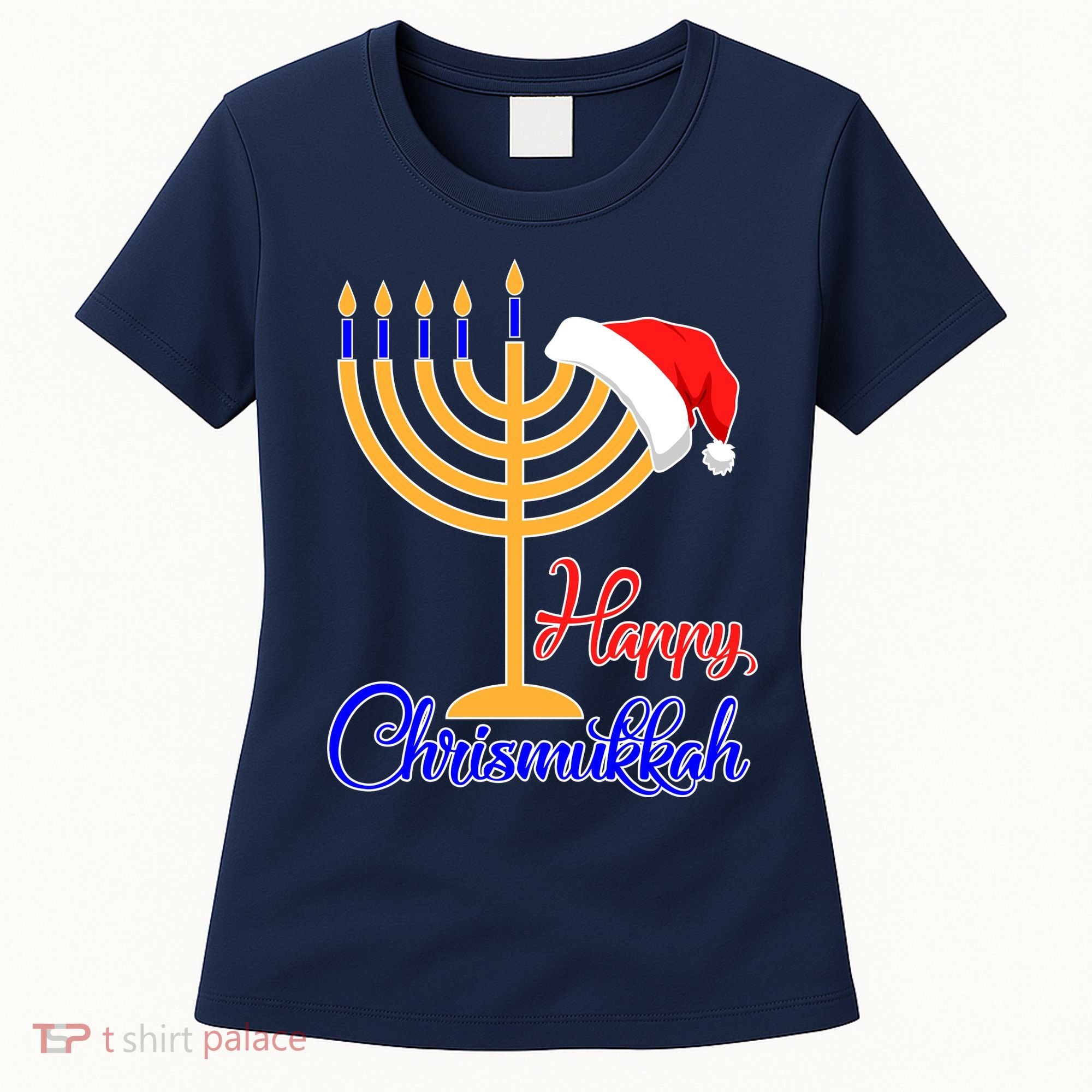 Happy Chrismukkah Christmas Hanukkah Women's T-Shirt