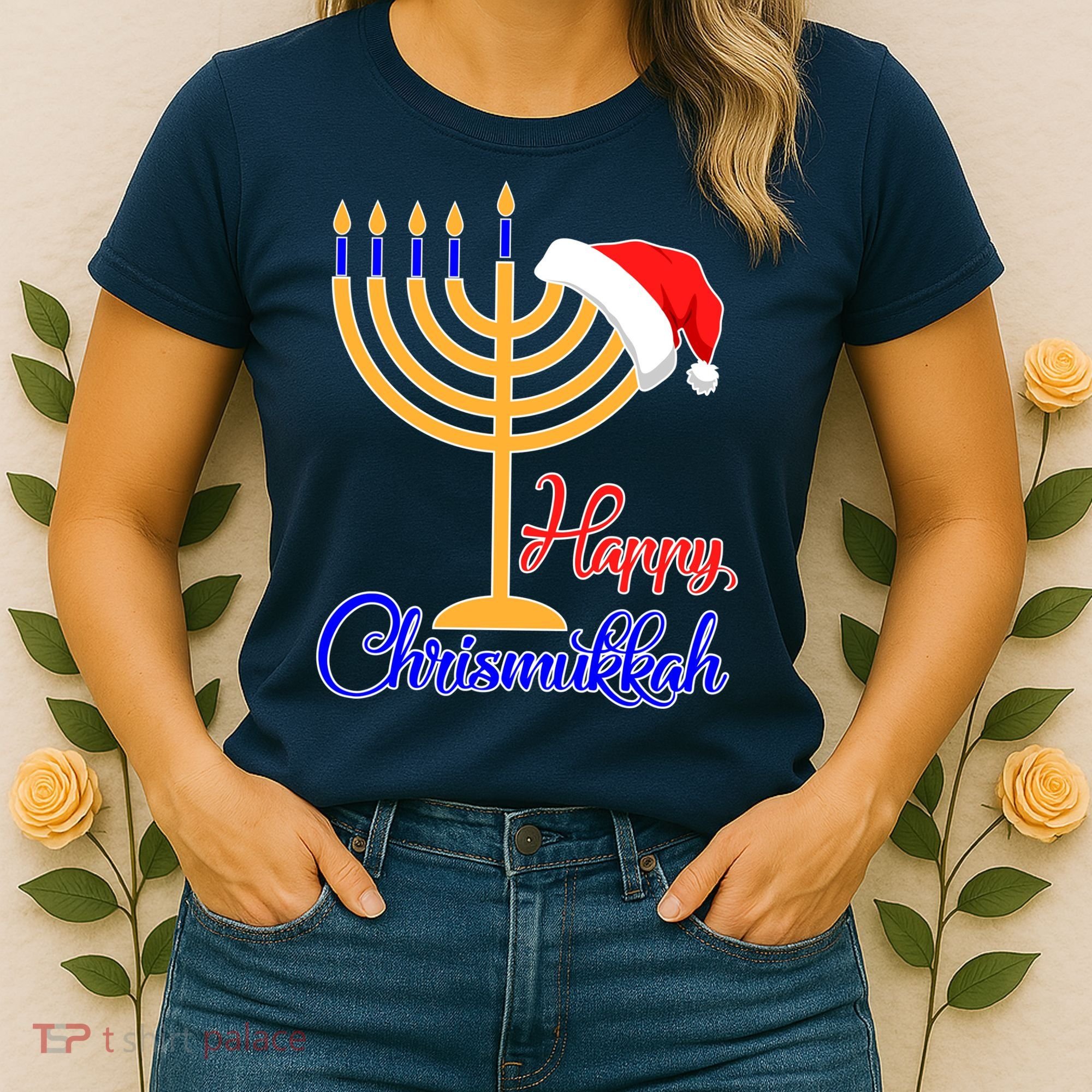 Happy Chrismukkah Christmas Hanukkah Women's T-Shirt
