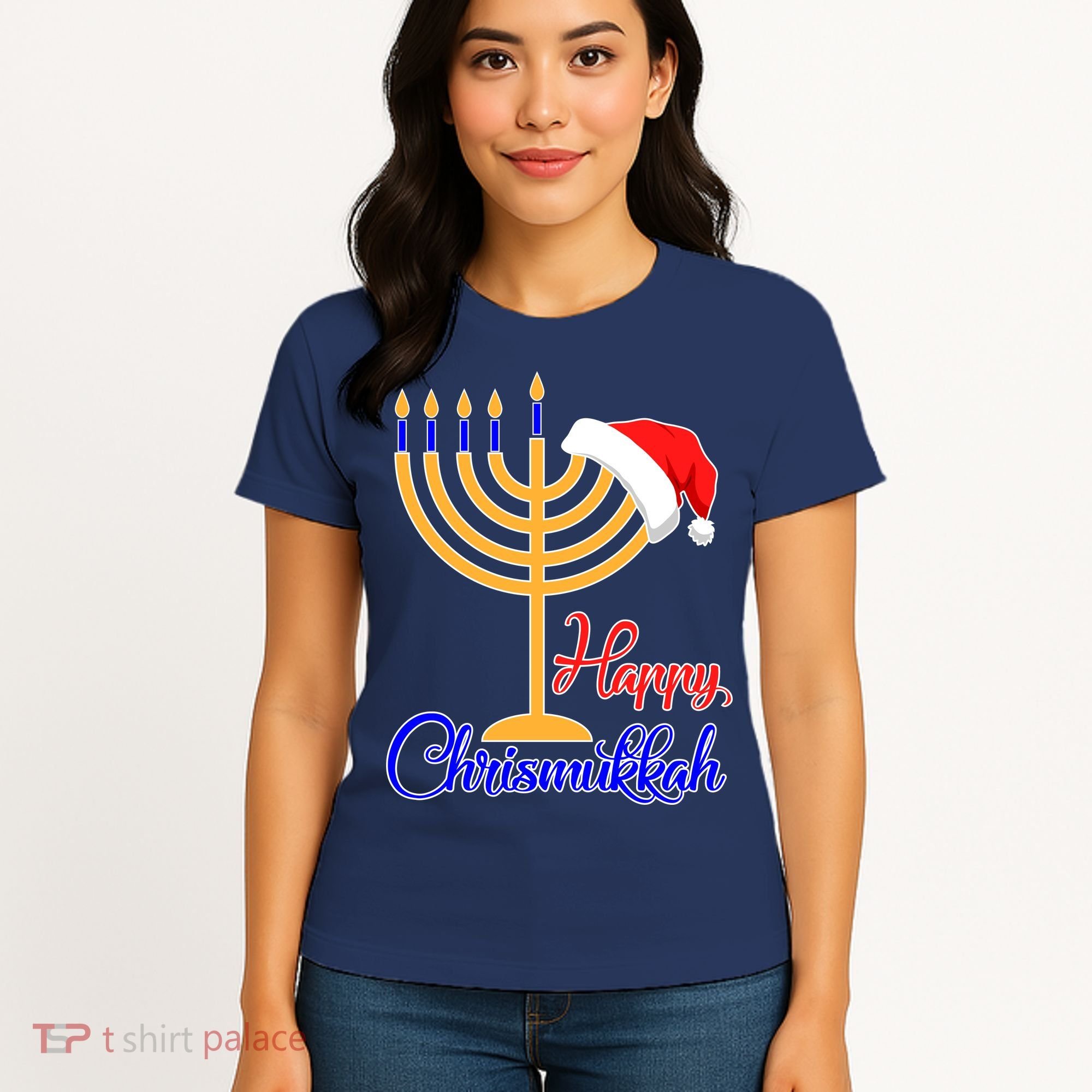 Happy Chrismukkah Christmas Hanukkah Women's T-Shirt