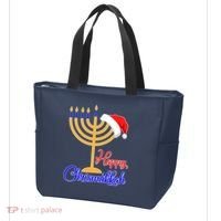 Happy Chrismukkah Christmas Hanukkah Tote Bag thumb 3