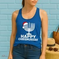 Happy Chrismukkah Hanukkah Women's Tank Top thumb 2