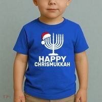 Happy Chrismukkah Hanukkah Toddler T-Shirt thumb 2
