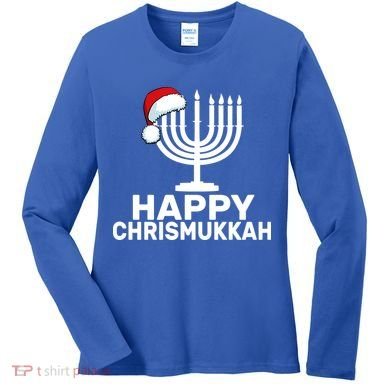 Happy Chrismukkah Hanukkah Women's Long Sleeve Shirt