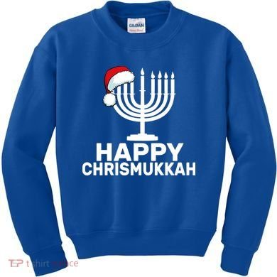 Happy Chrismukkah Hanukkah Kids Sweatshirt