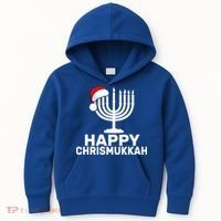 Happy Chrismukkah Hanukkah Kids Hoodie thumb 0