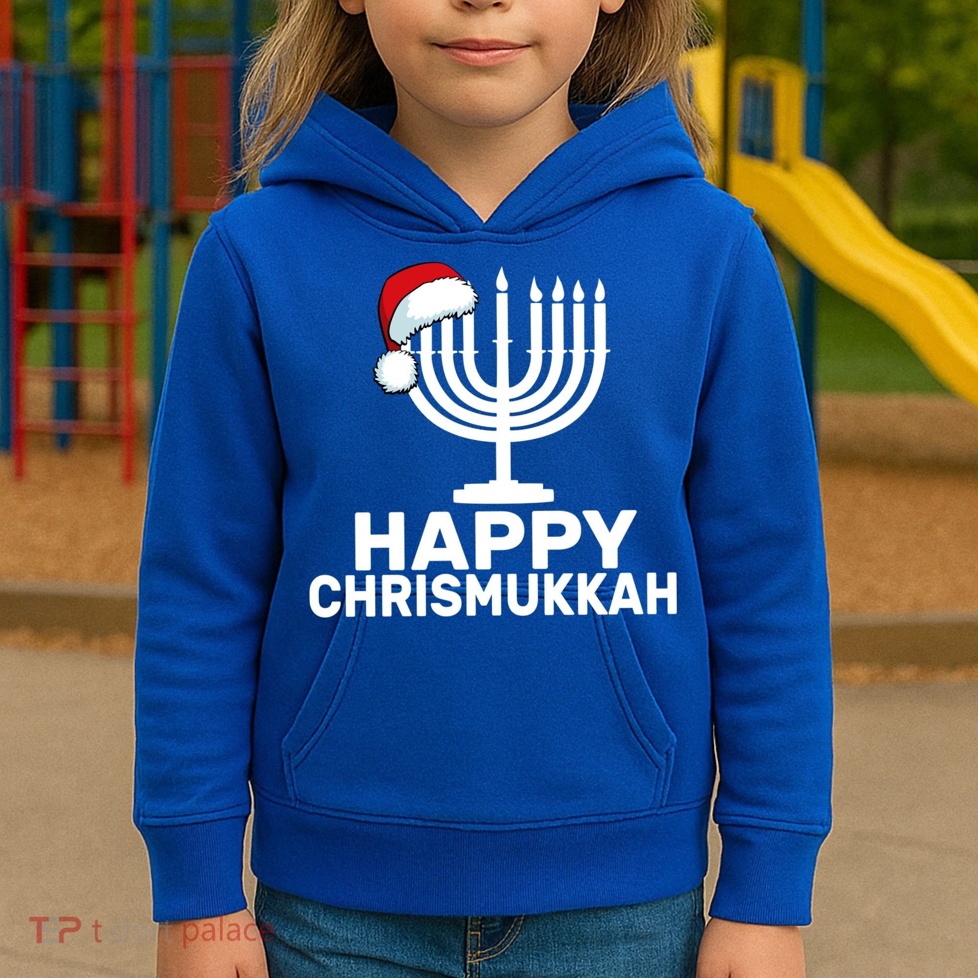 Happy Chrismukkah Hanukkah Kids Hoodie