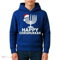 Happy Chrismukkah Hanukkah Kids Hoodie thumb 4