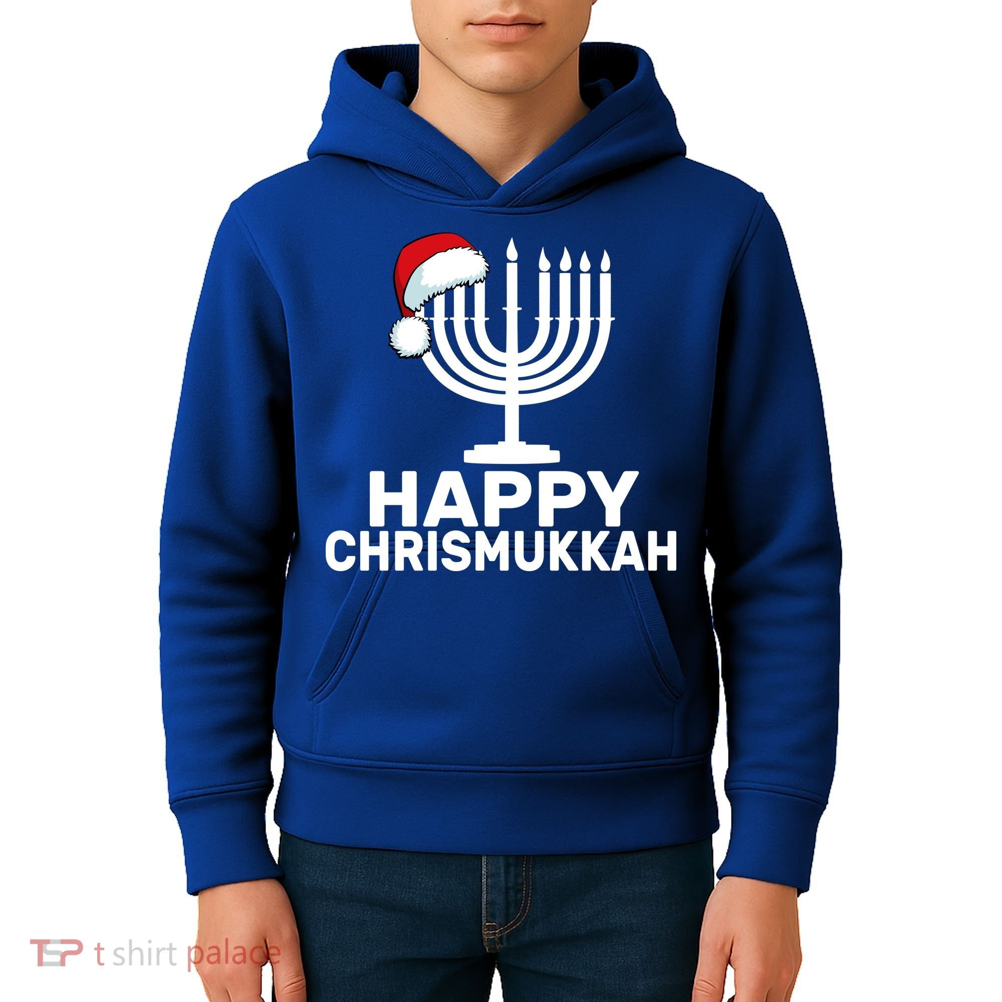 Happy Chrismukkah Hanukkah Kids Hoodie