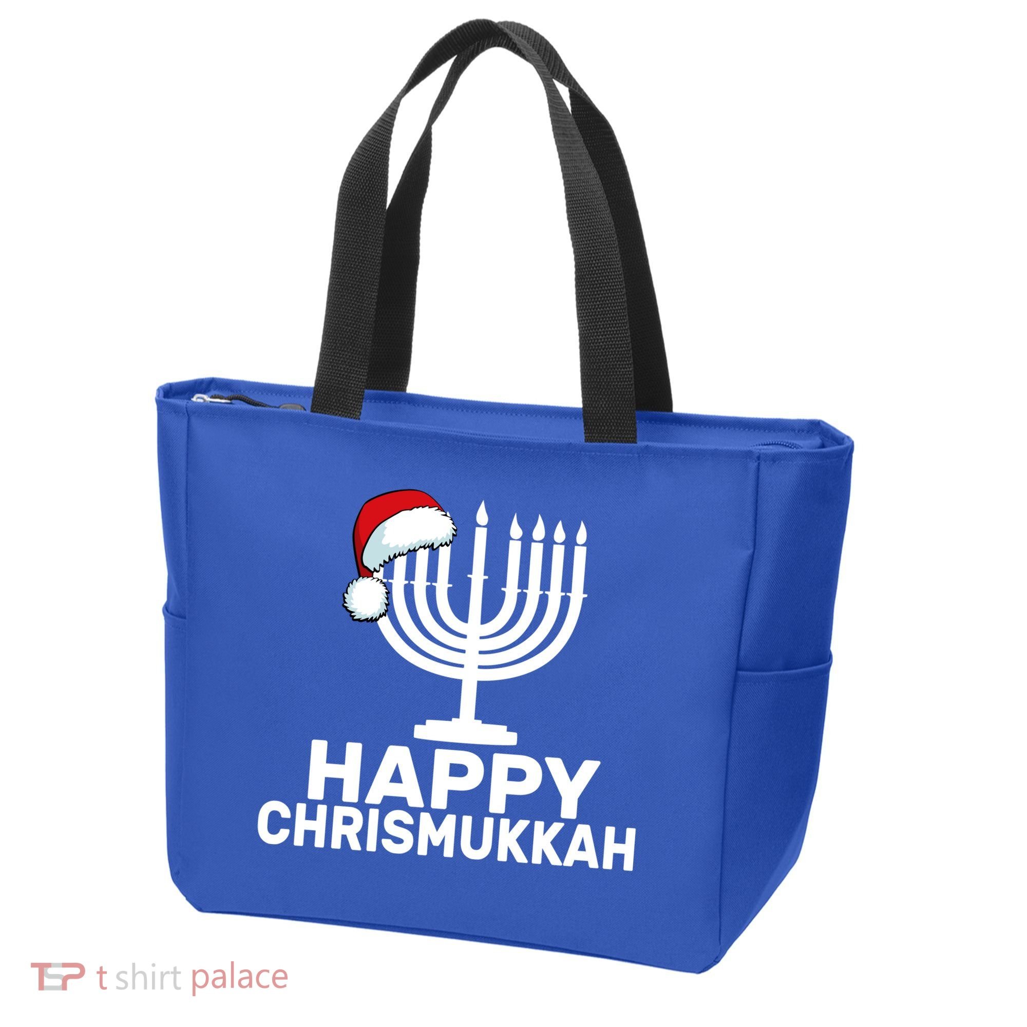 Happy Chrismukkah Hanukkah Tote Bag
