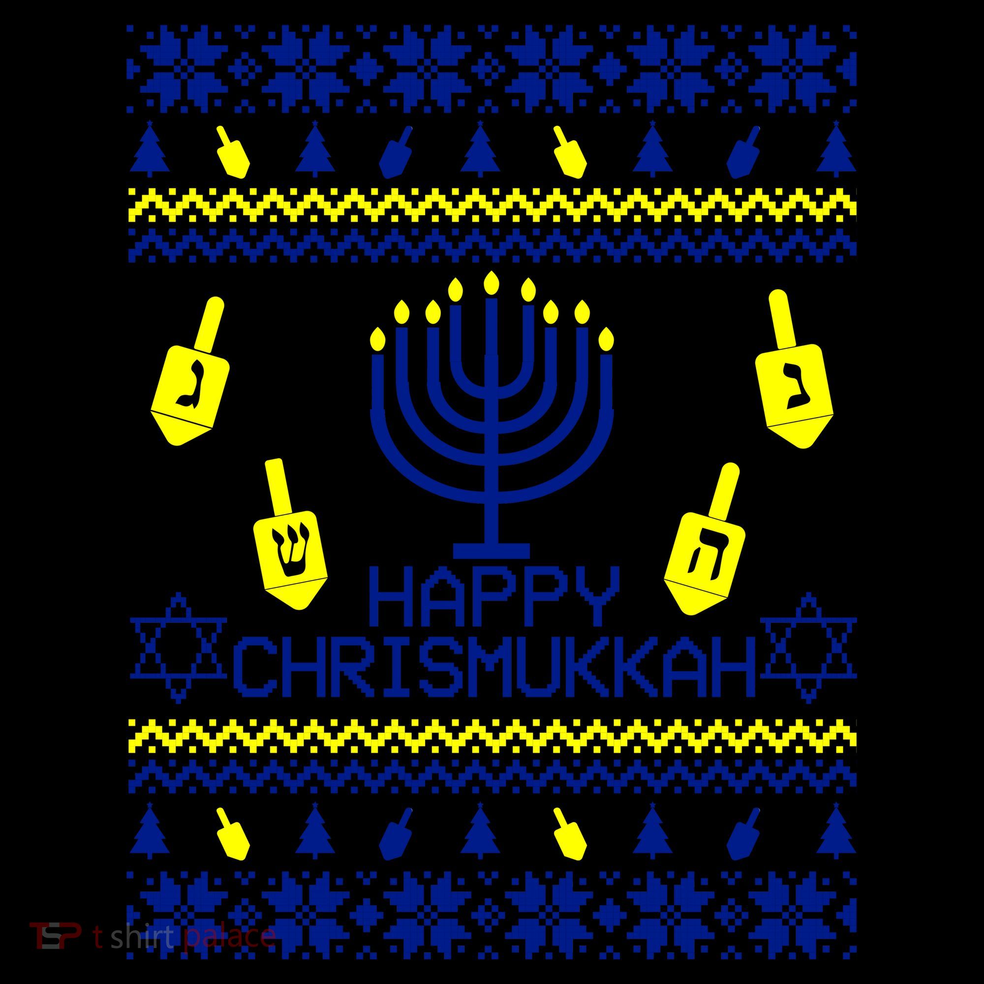 Happy Chrismukkah Hanukkah Ugly Christmas Coffee Mug