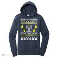 Happy Chrismukkah Hanukkah Ugly Christmas Women's Hoodie thumb 0