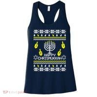 Happy Chrismukkah Hanukkah Ugly Christmas Women's Tank Top thumb 0