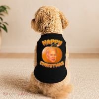 Happy Christmas Joe Biden Halloween Pro Trump  Doggie Tank thumb 2