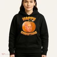 Happy Christmas Joe Biden Halloween Pro Trump  Hoodie thumb 5