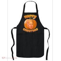 Happy Christmas Joe Biden Halloween Pro Trump  Apron thumb 0