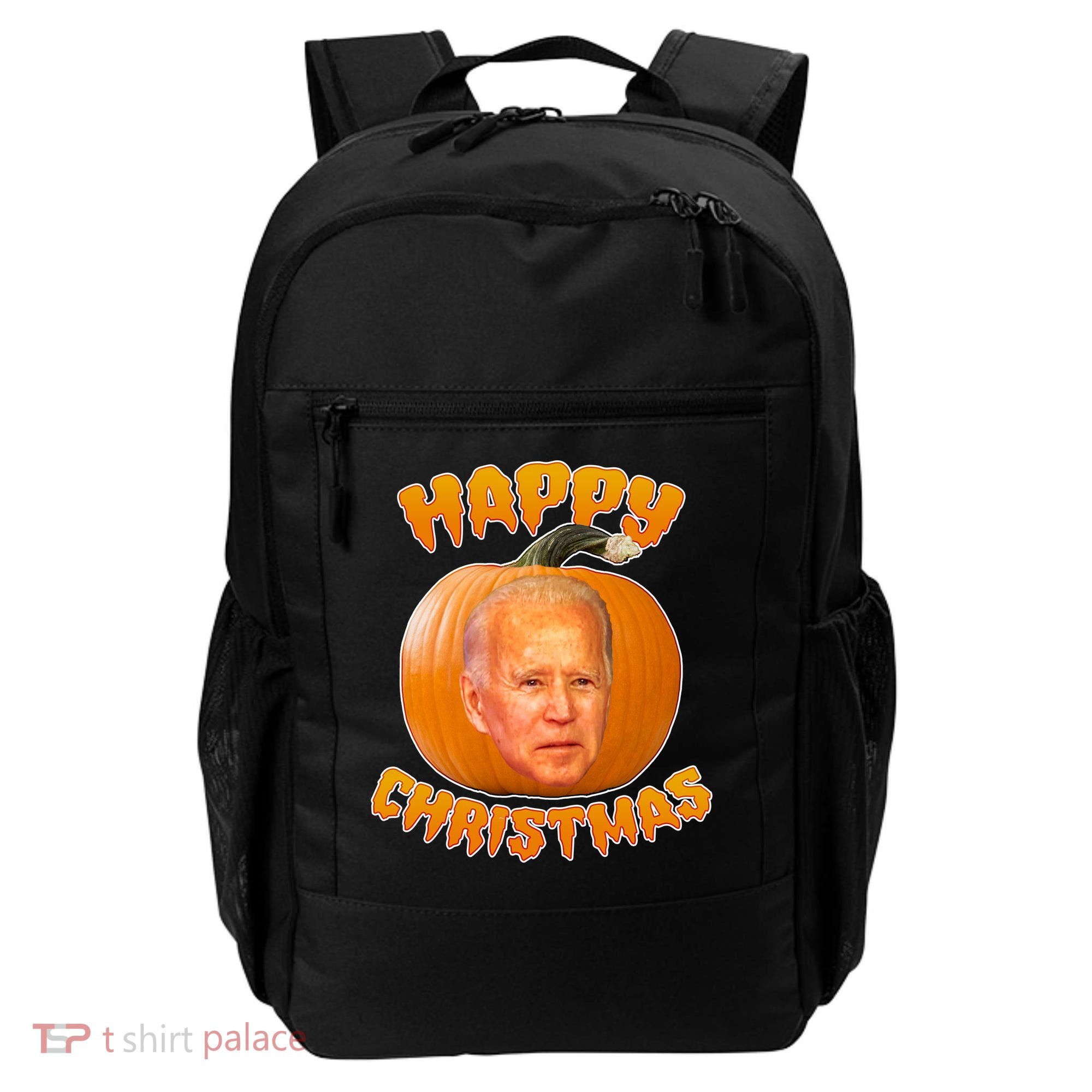 Happy Christmas Joe Biden Halloween Pro Trump  Backpack